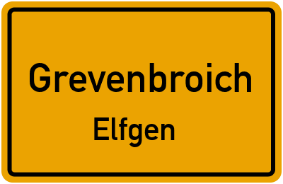 Straßenverzeichnis Grevenbroich Elfgen