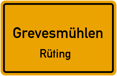 Straßenverzeichnis Grevesmühlen Rüting
