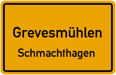 Straßenverzeichnis Grevesmühlen Schmachthagen