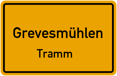 Straßenverzeichnis Grevesmühlen Tramm