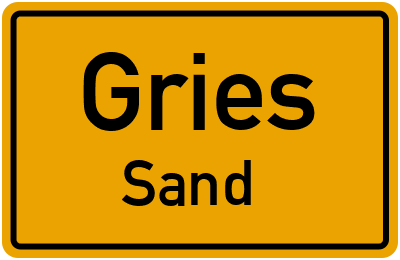 Straßenverzeichnis Gries Sand