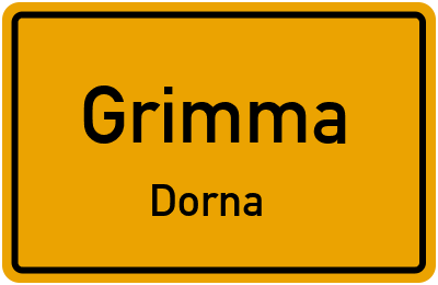 Straßenverzeichnis Grimma Dorna