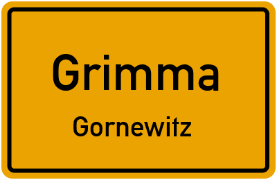 Straßenverzeichnis Grimma Gornewitz