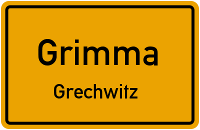 Straßenverzeichnis Grimma Grechwitz