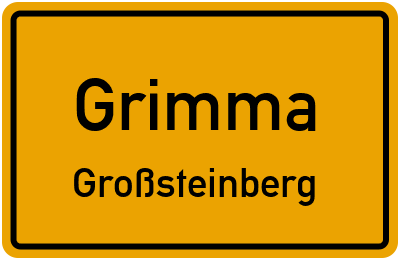Straßenverzeichnis Grimma Großsteinberg