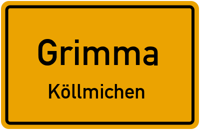 Straßenverzeichnis Grimma Köllmichen