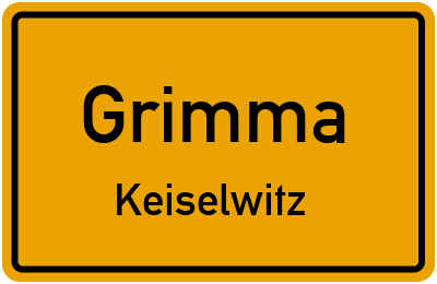 Straßenverzeichnis Grimma Keiselwitz