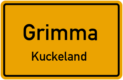 Straßenverzeichnis Grimma Kuckeland