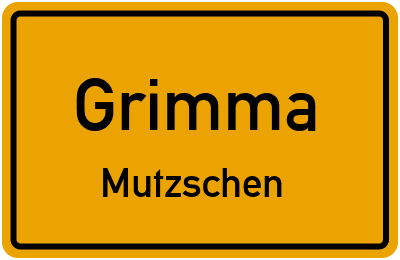 Straßenverzeichnis Grimma Mutzschen