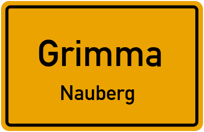 Straßenverzeichnis Grimma Nauberg