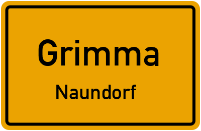 Straßenverzeichnis Grimma Naundorf