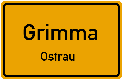 Straßenverzeichnis Grimma Ostrau