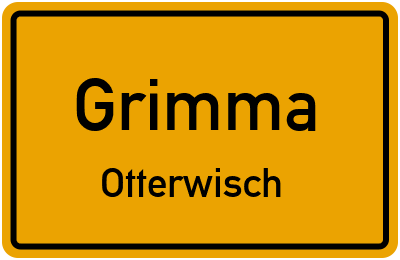 Straßenverzeichnis Grimma Otterwisch