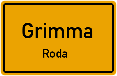 Straßenverzeichnis Grimma Roda