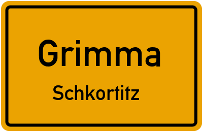 Straßenverzeichnis Grimma Schkortitz