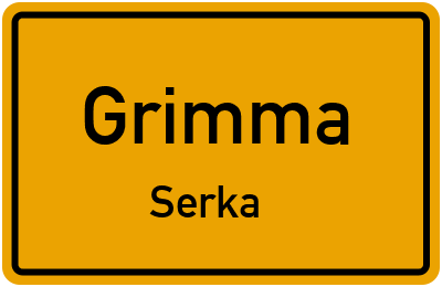 Straßenverzeichnis Grimma Serka