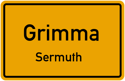 Straßenverzeichnis Grimma Sermuth