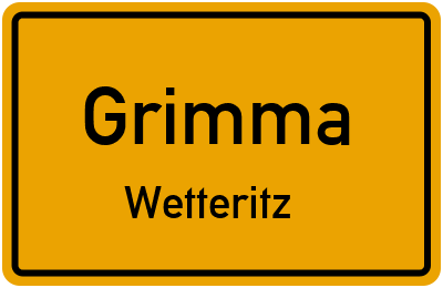 Straßenverzeichnis Grimma Wetteritz