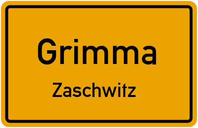 Straßenverzeichnis Grimma Zaschwitz