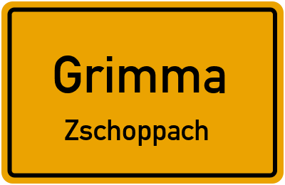 Straßenverzeichnis Grimma Zschoppach
