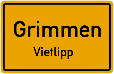 Straßenverzeichnis Grimmen Vietlipp