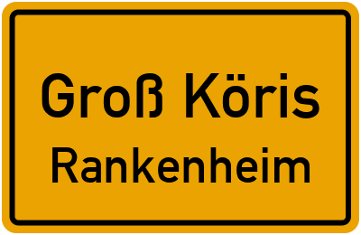 Straßenverzeichnis Groß Köris Rankenheim