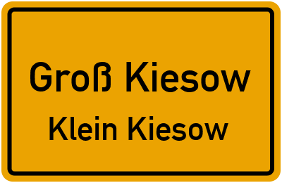 Straßenverzeichnis Groß Kiesow Klein Kiesow