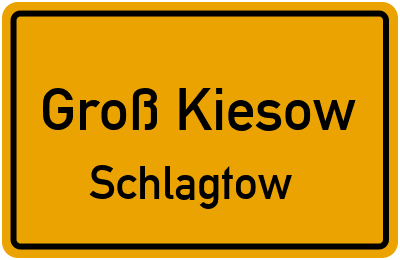 Straßenverzeichnis Groß Kiesow Schlagtow