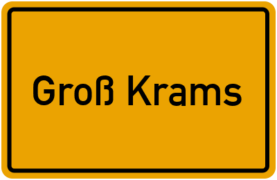Branchenbuch Groß Krams, Mecklenburg-Vorpommern