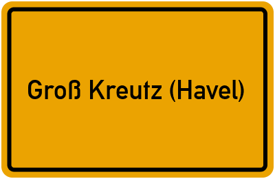 Branchenbuch Groß Kreutz (Havel), Brandenburg