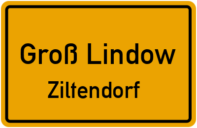 Straßenverzeichnis Groß Lindow Ziltendorf