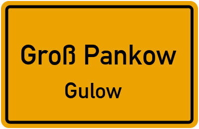 Straßenverzeichnis Groß Pankow Gulow