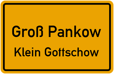Straßenverzeichnis Groß Pankow Klein Gottschow