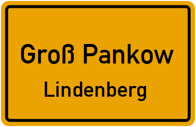 Straßenverzeichnis Groß Pankow Lindenberg