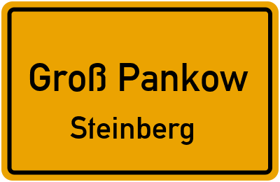 Straßenverzeichnis Groß Pankow Steinberg