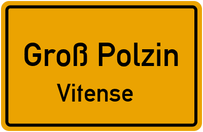 Straßenverzeichnis Groß Polzin Vitense