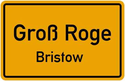 Straßenverzeichnis Groß Roge Bristow