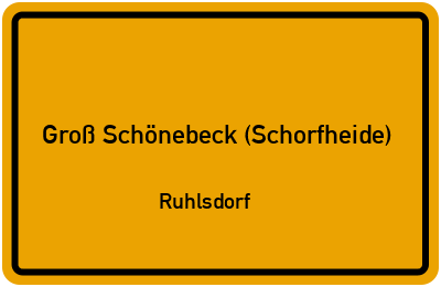 Groß Schönebeck (Schorfheide)