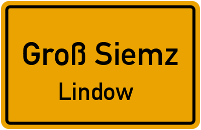 Straßenverzeichnis Groß Siemz Lindow