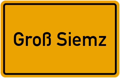Groß Siemz in Mecklenburg-Vorpommern