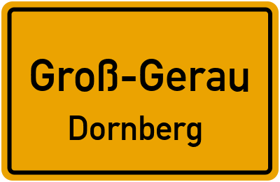 Straßenverzeichnis Groß-Gerau Dornberg