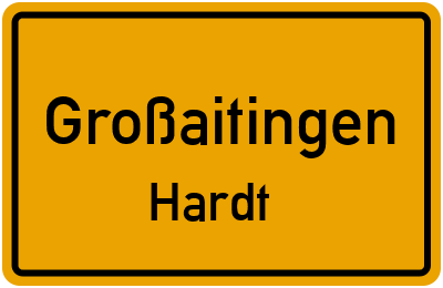 Straßenverzeichnis Großaitingen Hardt