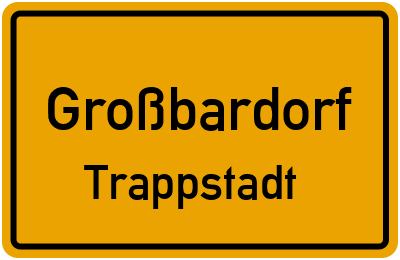 Straßenverzeichnis Großbardorf Trappstadt