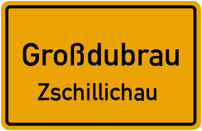 Straßenverzeichnis Großdubrau Zschillichau