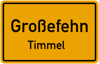 Straßenverzeichnis Großefehn Timmel