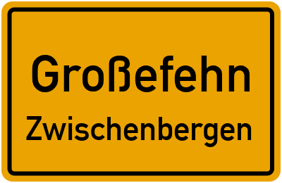 Straßenverzeichnis Großefehn Zwischenbergen