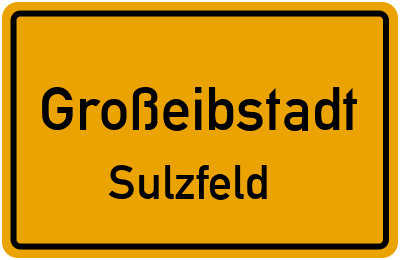 Straßenverzeichnis Großeibstadt Sulzfeld