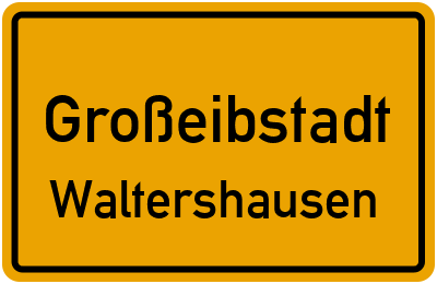 Straßenverzeichnis Großeibstadt Waltershausen