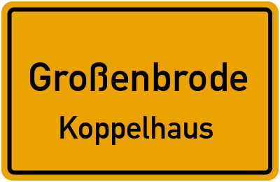 Straßenverzeichnis Großenbrode Koppelhaus