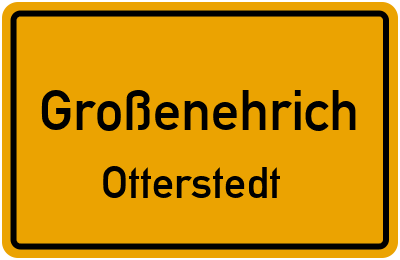 Straßenverzeichnis Großenehrich Otterstedt